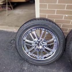 "17 Eye Popping Chrome Rims and Tires
