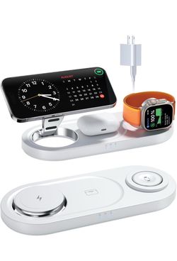 15W Magnetic 3 in 1 Wireless Charging Station