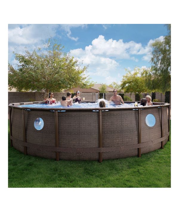Coleman 18' x 48" Power Steel pool for Sale in Fullerton
