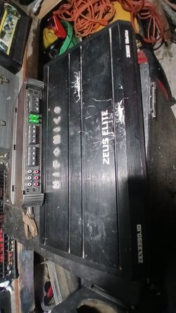 $hifonics $%3300 Wtts & Infinity 4 Channel