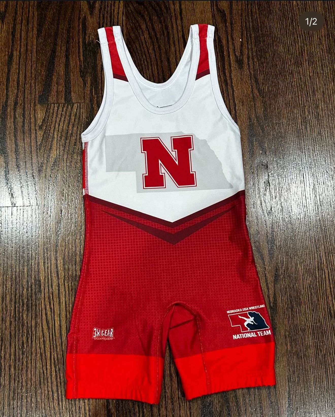 Nebraska National Team Wrestling Singlet
