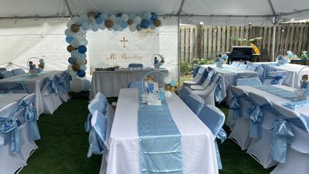 Renta De Mantele Cober De Sillas Moños De Sillas 