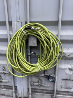 Flexzilla 225 Feet 3/8 Air Hose With High Flow Fittings Shut Off Valve Roofing Auto Body Construction Painting Air Hose Pneumatic Tools Air Hose Reel 