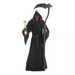 Home Accents 7.5' Grave & Bones Animated LED Fiery Reaper