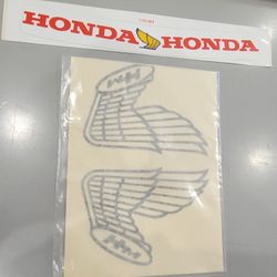 Vintage/Classic 1969 to 1971 Honda HM Fuel Tank Decals. (2 Logos)