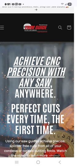 Guide for cutting door and window accurate precision cuts 4-12 foot cuts Pharoah  Google it the cost  $250