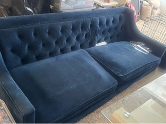 Blue couch