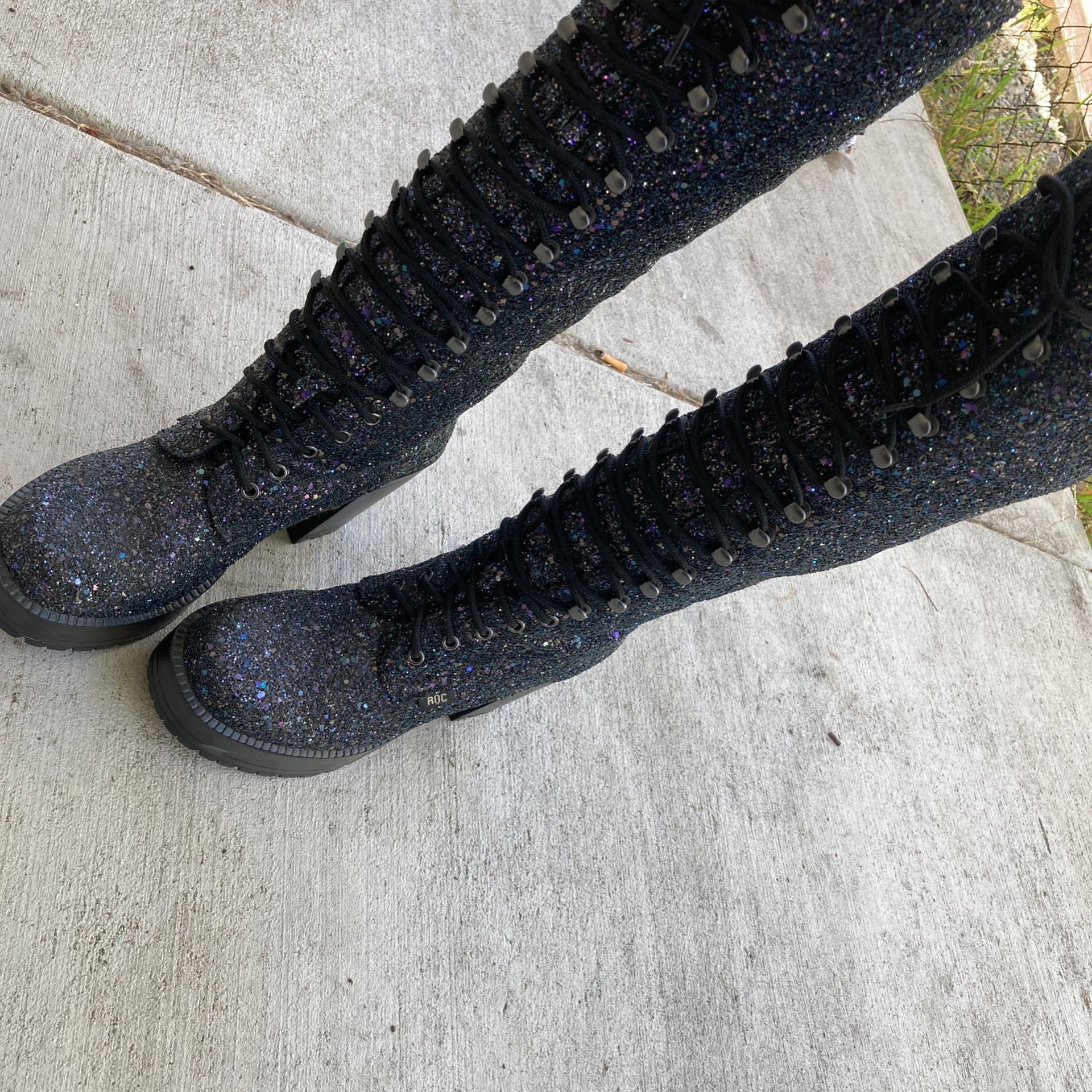 Roc Boots Australia Midnight Glitter Lash Boots