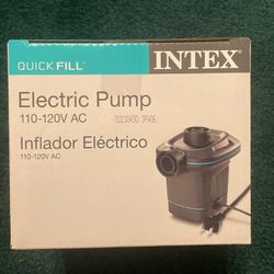 Intex Quick fill Electric Pump