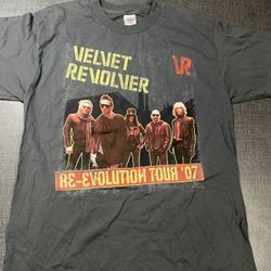 Velvet Revolver Brand new 2007 size large) Re-Evolution 2007 Faded Tennessee River