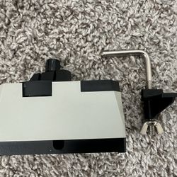 Vintage Berol Turquoise 17 Lead Pointer Sharpener with Clamp Box