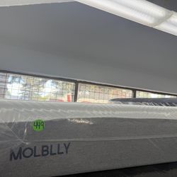 QUEEN SIZE MOLBLLY MEMORY FOAM MATTRESS & BOX SPRING BED SET