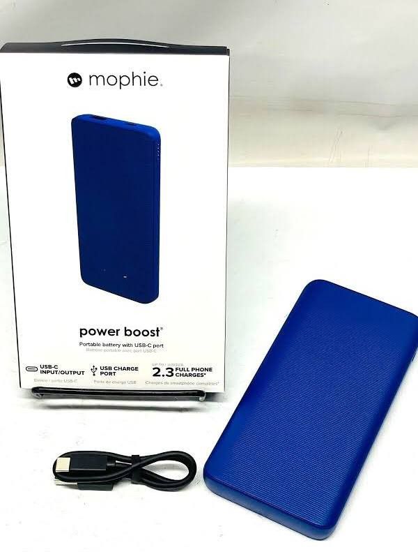 Single Output Blue Mophie PowerBank 