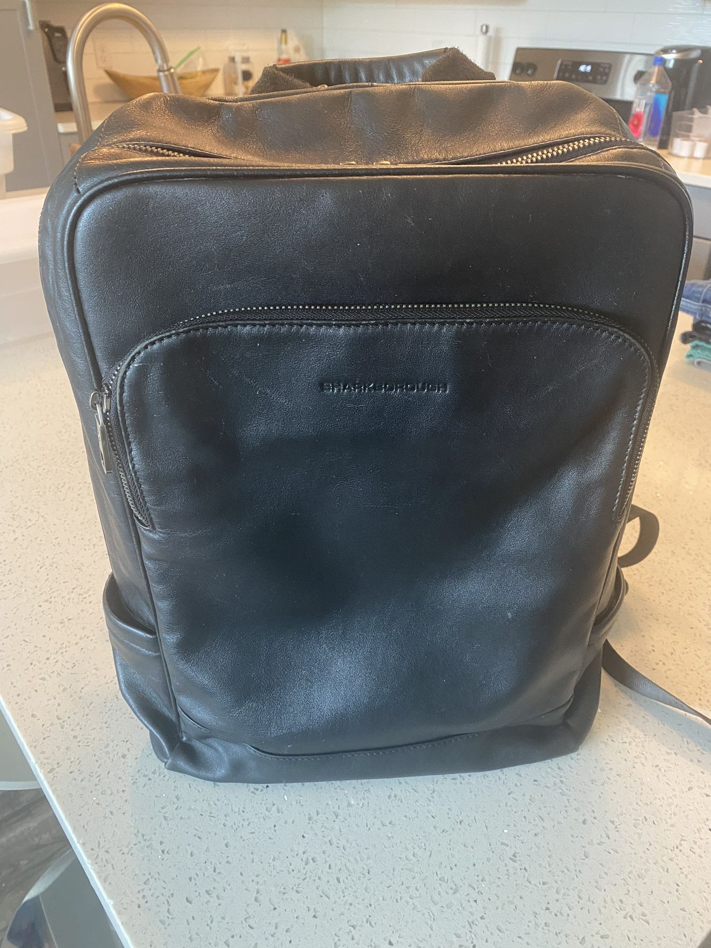 Leather Backpack By Sharkborough