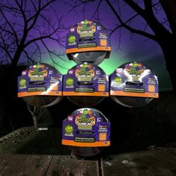 5 SEALED Crazy Fun Spooky Glow Squishy Bun set