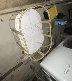 6 Marble Chairs