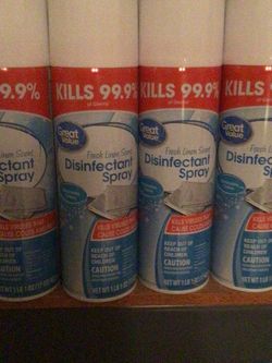 Disinfectant Spray. Four (4) 17 Ounce Cans. New. NE Garland. $20.00 For All