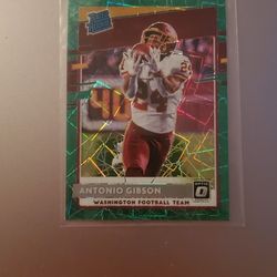 Antonio Gibson Rated Rookie Green Valocity 