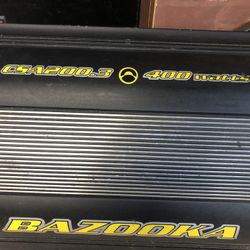 Bazooka 3 Channel Amplifier 