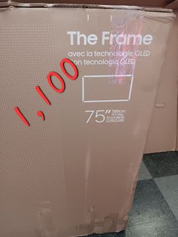 SAMSUNG 75"INCH QLED 4K THE FRAME TV LS03D