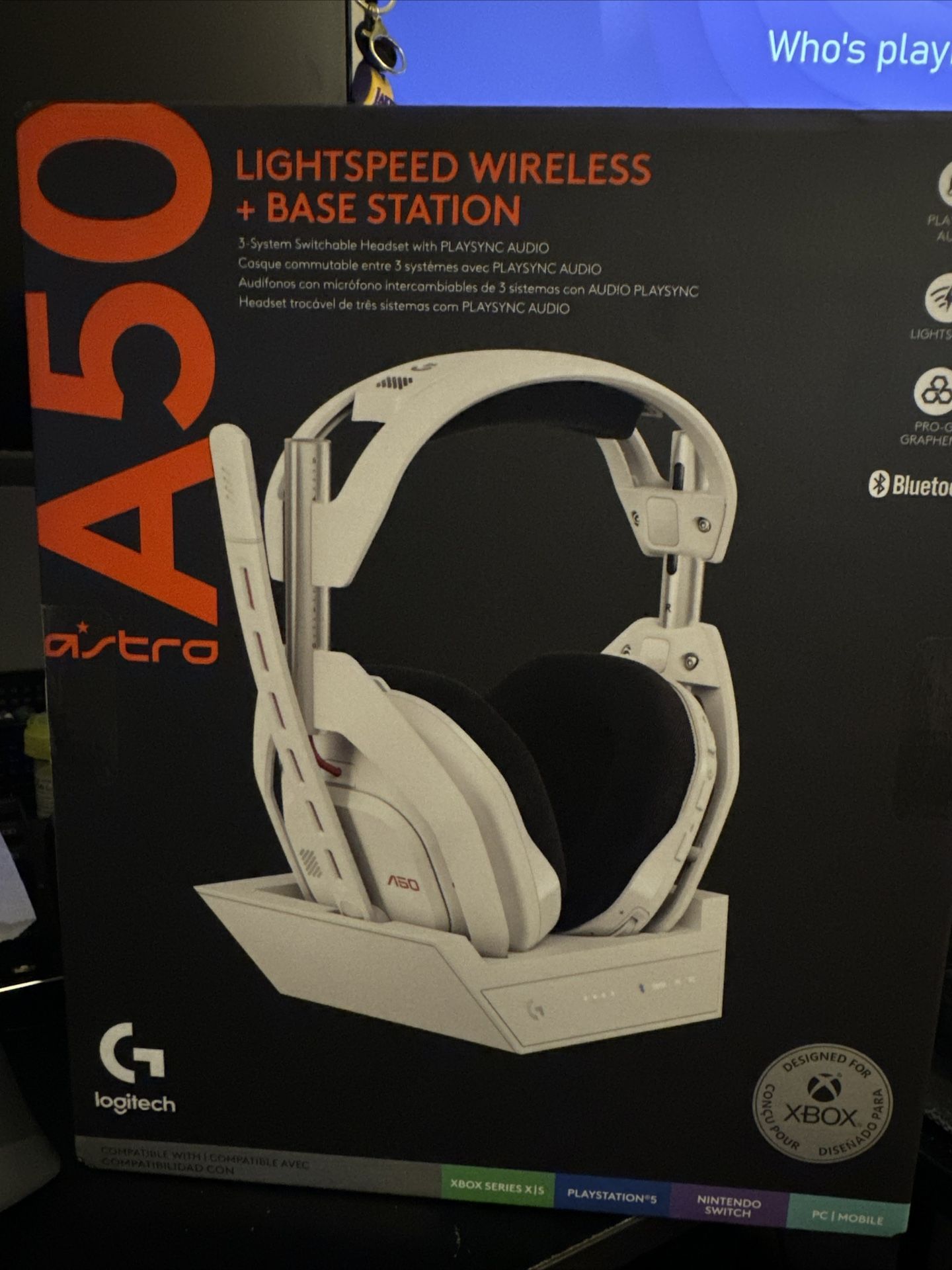 Logitech Astro A50 LIGHTSPEED Wireless Gaming Headset + Base Station with PLAYSYNC AUDIO