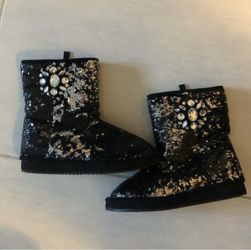 Size 4 sequin boots