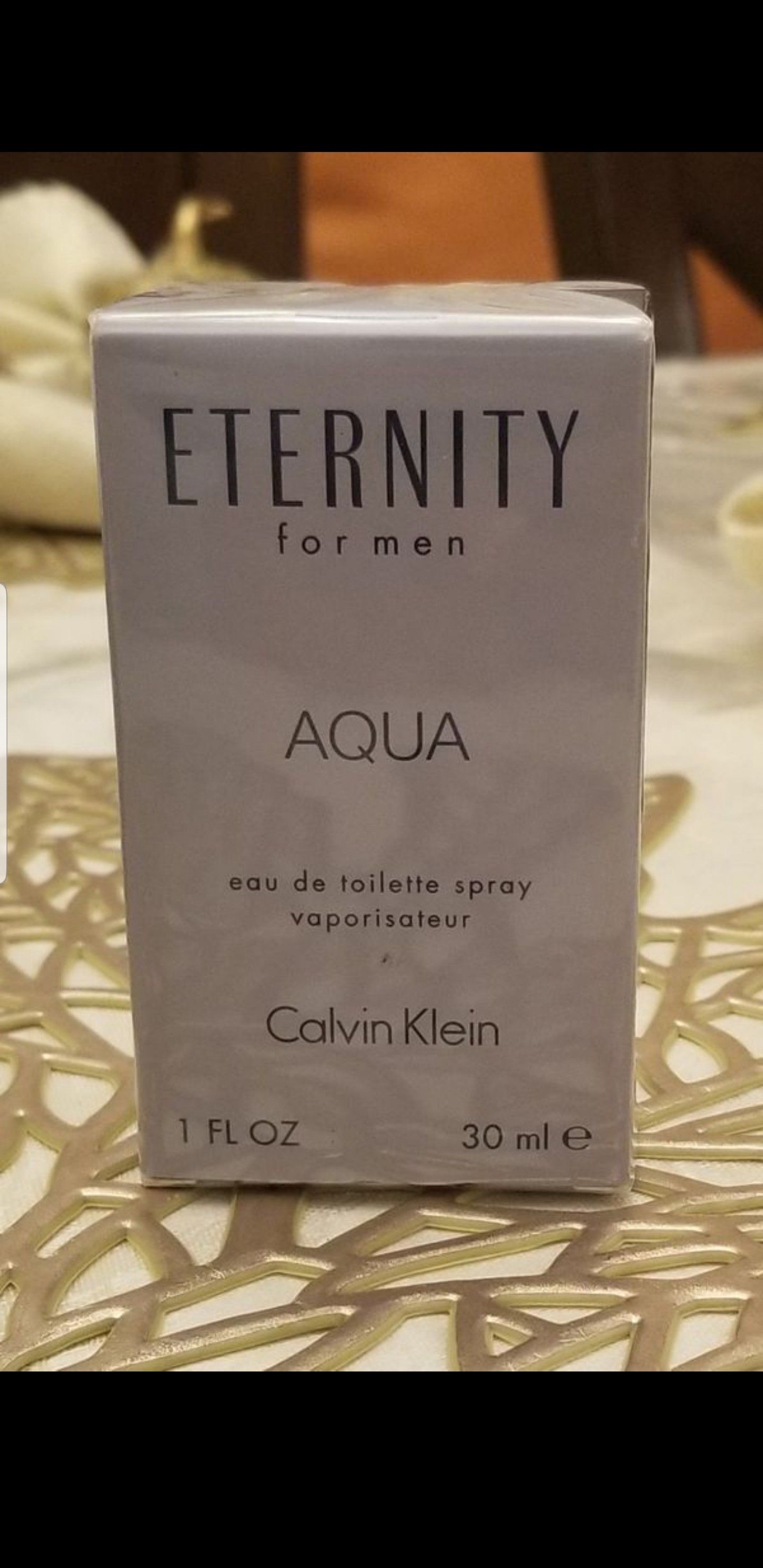 New Calvin Klein Eternity Aqua Men Cologne 1 oz located in Whittier