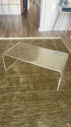 Clear Acrylic Coffee Table