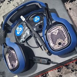 (RARE) ASTRO A40s BXR blue Headset