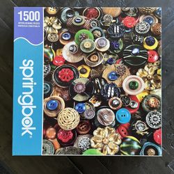 Springbok 1500 Piece Buttons Boutons Jigsaw Puzzle