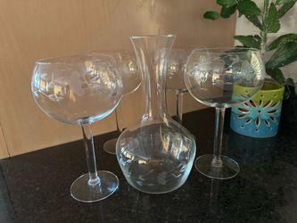 Princess House Heritage Wine Glasses