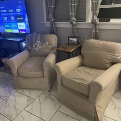 Crate & Barrel Accent Chairs