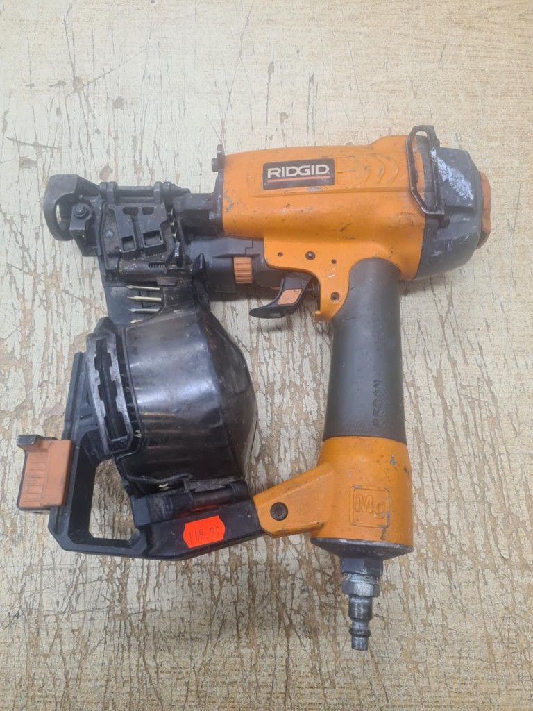 RIDGID
Pneumatic 15 Deg. 1-3/4 in. Coil Roofing Nailer
(Model: R175RND)