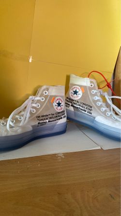 Off white converse SZ 9