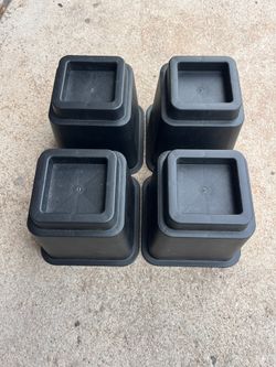 Heavy-Duty Bed and Furniture Risers - Set of 4 (5.75”)