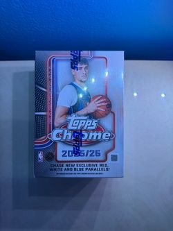 2025/26 Topps Chrome NBA Basketball Value Box