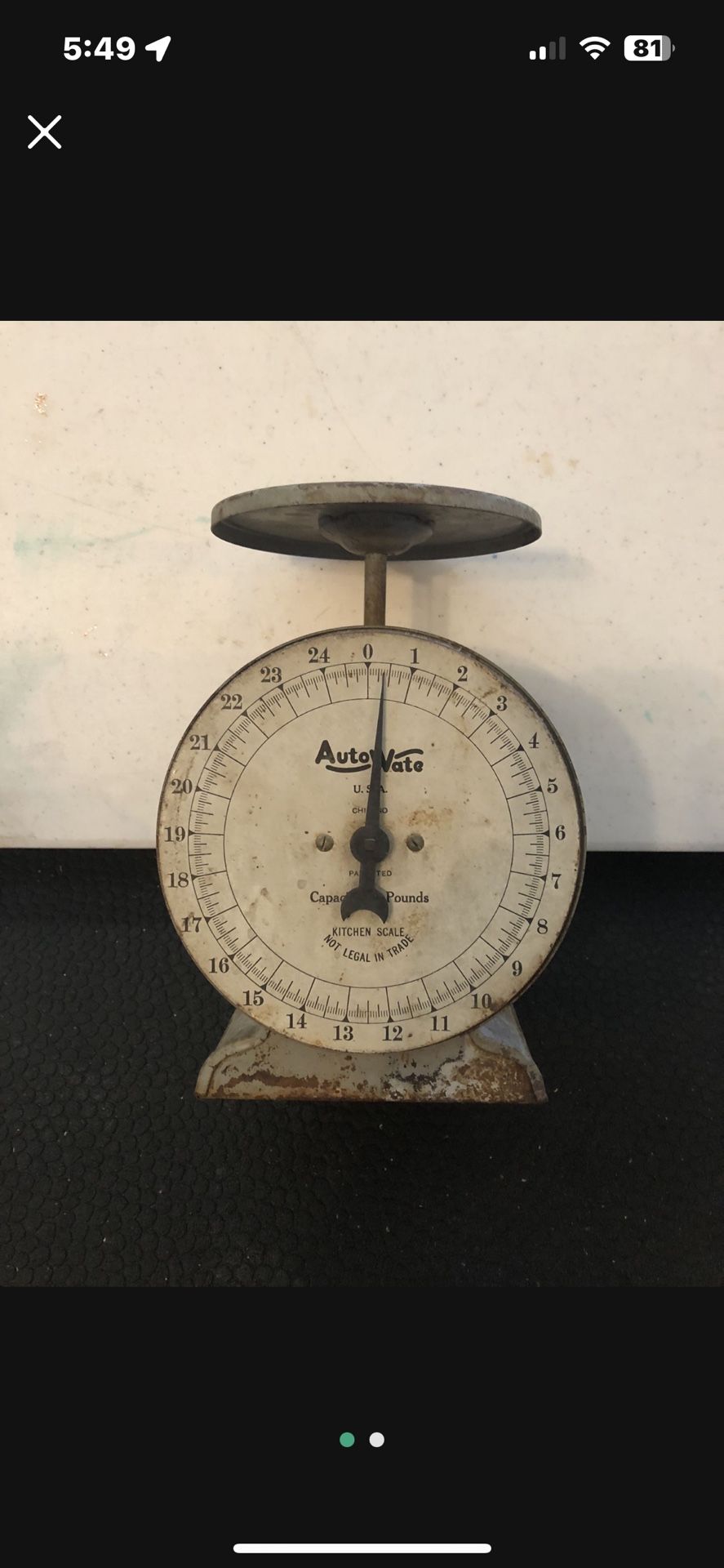 AutoWate Kitchen Scale