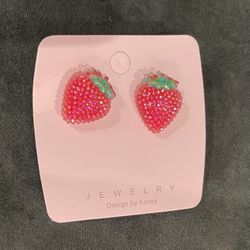 Strawberry Earrings New