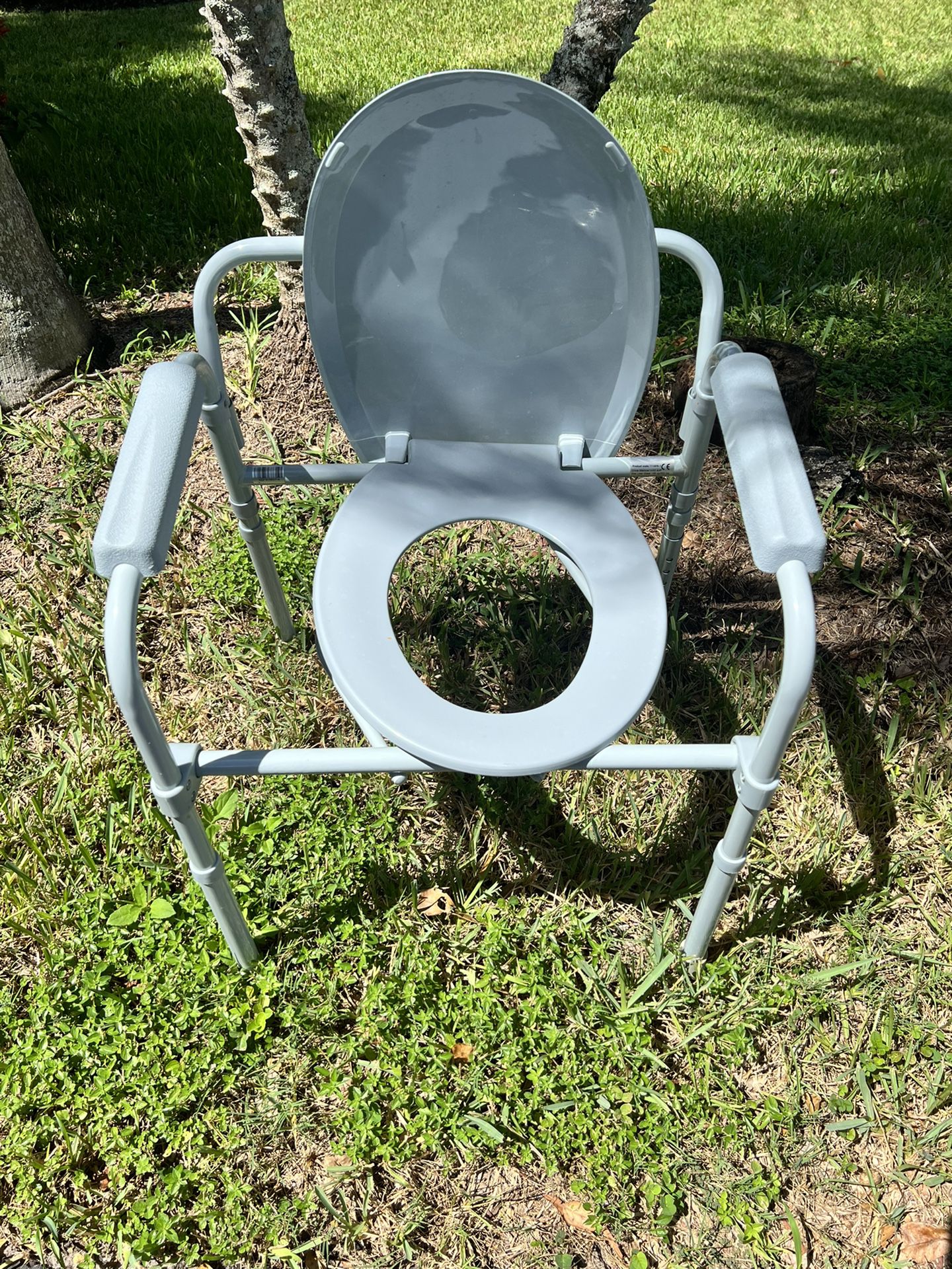 Drive Folding Commode Chair Without Bucket And Walker