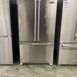 Viking French Door Refrigerator Stainless Steel PU