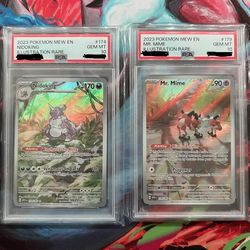 Nidokning #174 and Mr. Mime #179