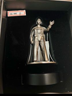 Star Wars Miniature DARTH VADER Statue 2022 150g pure silver antique NZMInt