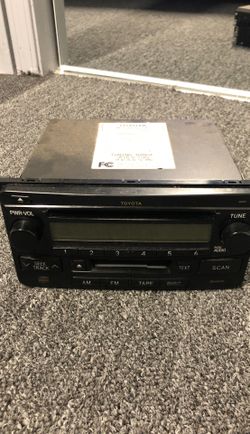 Toyota highlander radio
