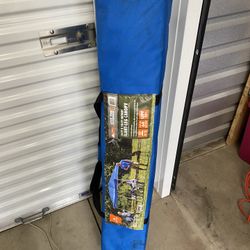 Ozark Trail 10' x 10' Instant Slant Leg Pop-up Canopy, Outdoor Shading Shelter, Blue
