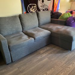 Gray Couch Pull Out Bed