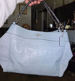 Blue coach purse new