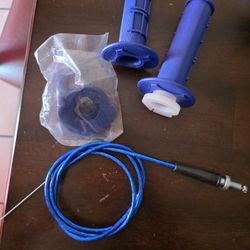 For Coleman CT200U Trail 200 Mini 196cc Bike Throttle Hand Grips Cable Clamp Kit