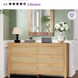 Rattan Dresser NEW IN BOX