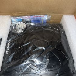 10" 1200W Slim Under Seat Powered Car Subwoofer Hideaway Subwoofer with Complete Mounting Wire Kit