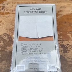 New Bed Skirt 200 Count